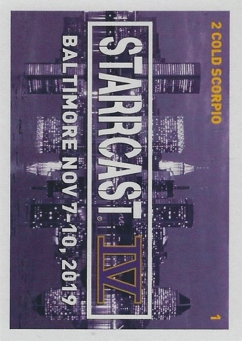 2 Cold Scorpio trading card PW Catalog