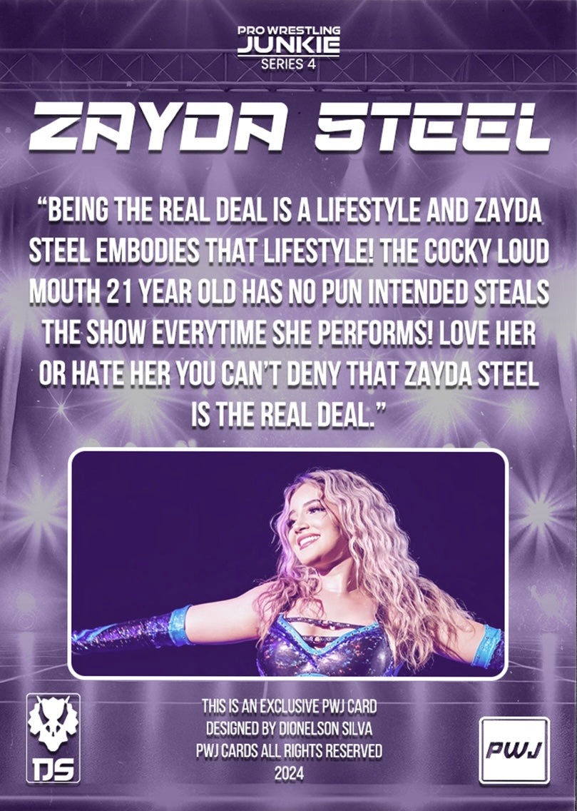 “Real Deal” Zayda Steel