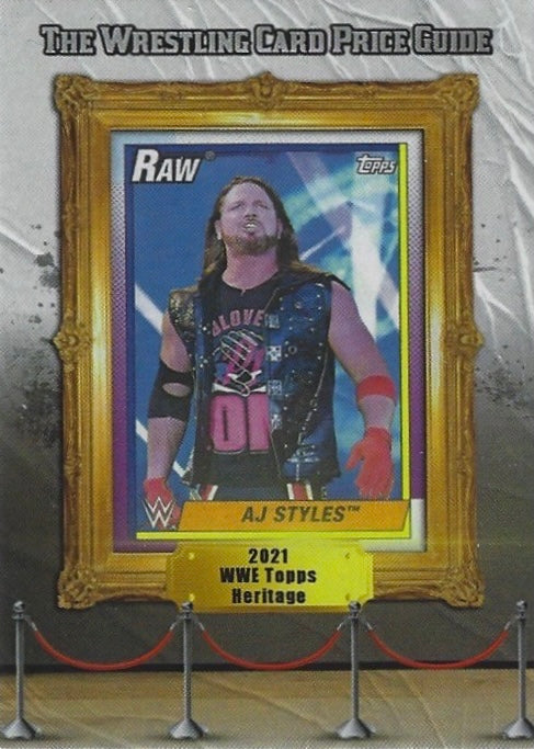 2021 WWE Topps Heritage – AJ Styles trading card PW Catalog