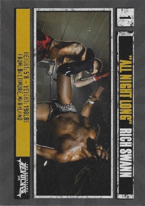 “All Night Long” Rich Swann trading card PW Catalog