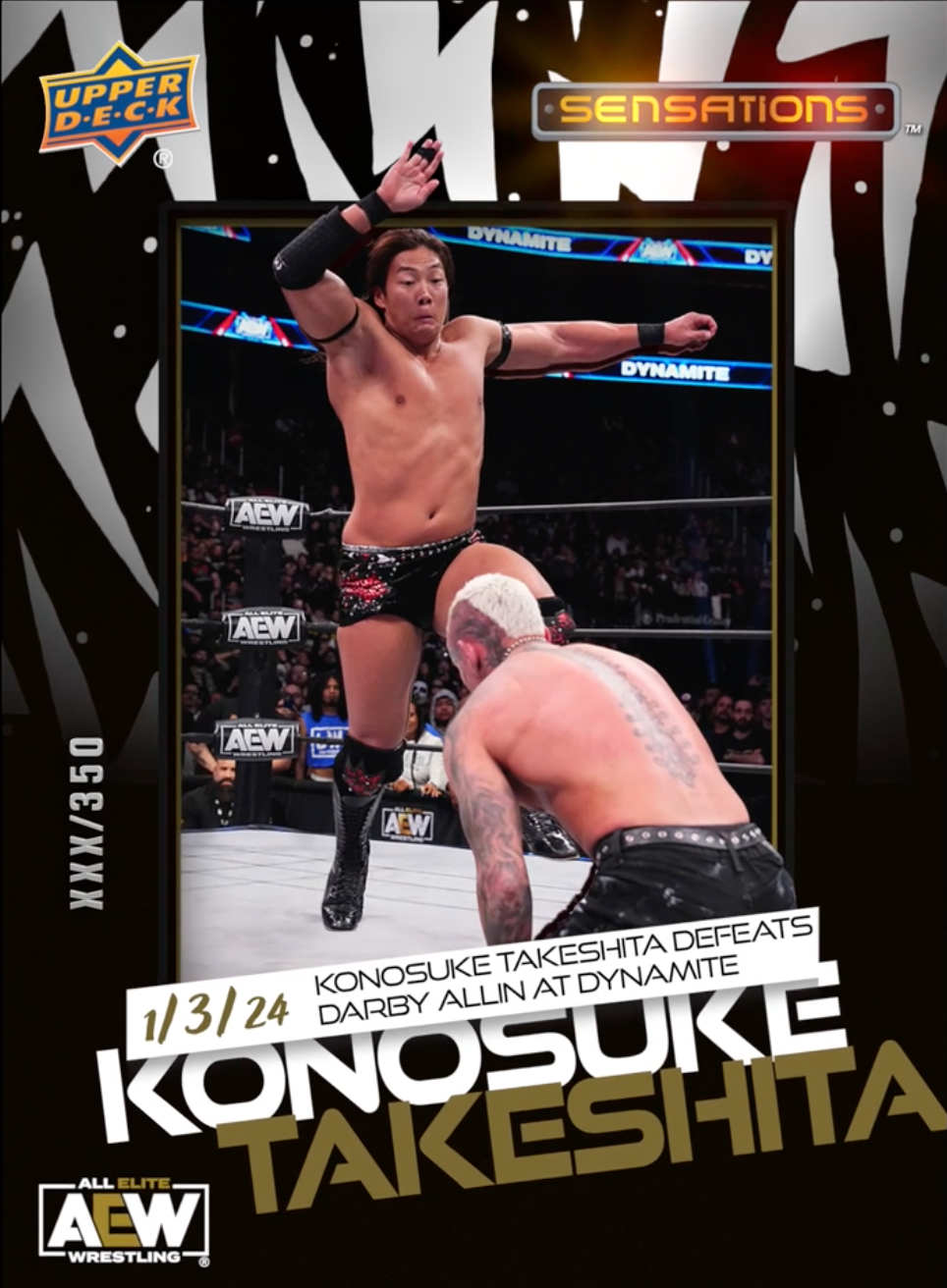 1/3/24 – Konosuke Takeshita – Konosuke Takeshita Defeats Darby Allin at Dynamite