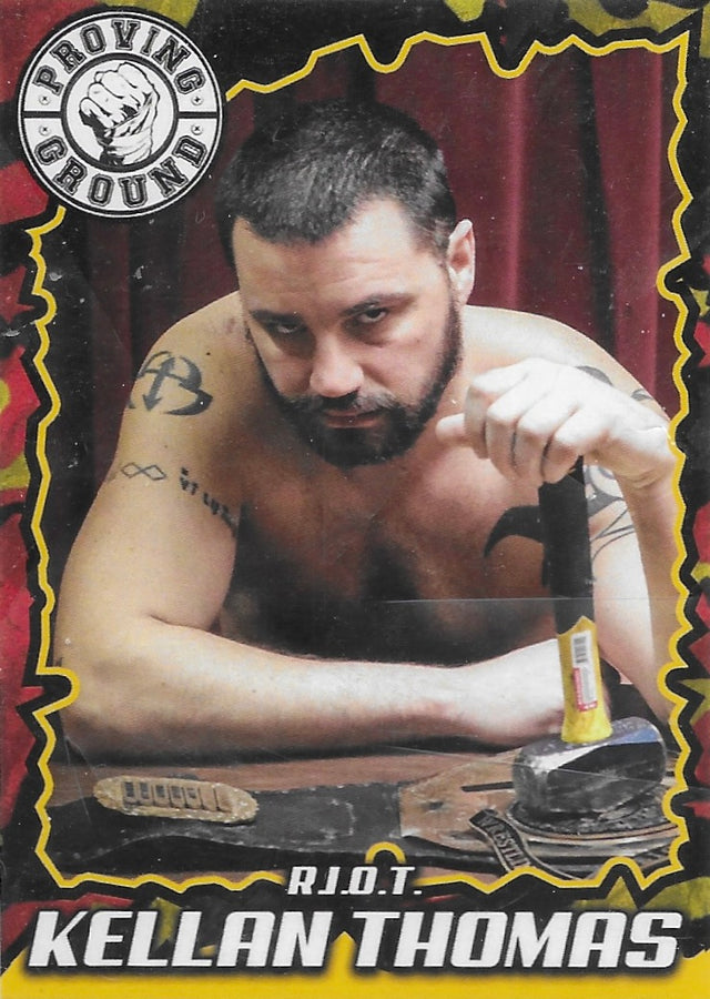 R.I.O.T. Kellan Thomas trading card PW Catalog