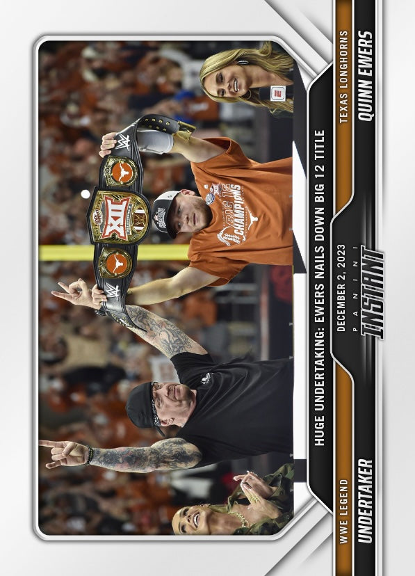 WWE Legend Undertaker / Texas Longhorns Quinn Ewers – Huge Undertaking: Ewers Nails Down Big 12 Title