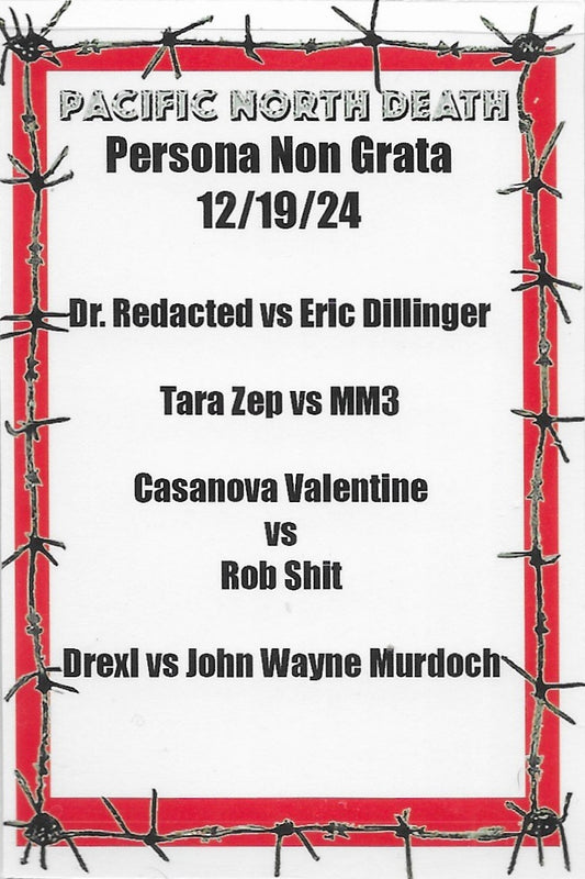 Casanova Valentine trading card PW Catalog