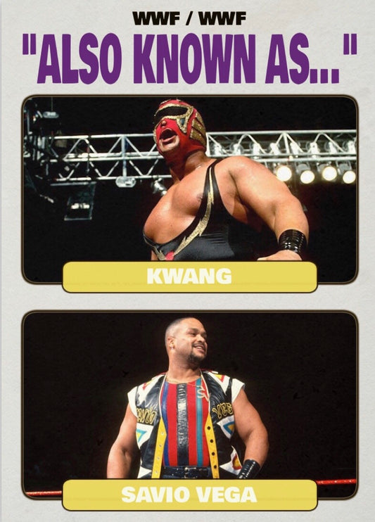 Kwang / Savio Vega trading card PW Catalog