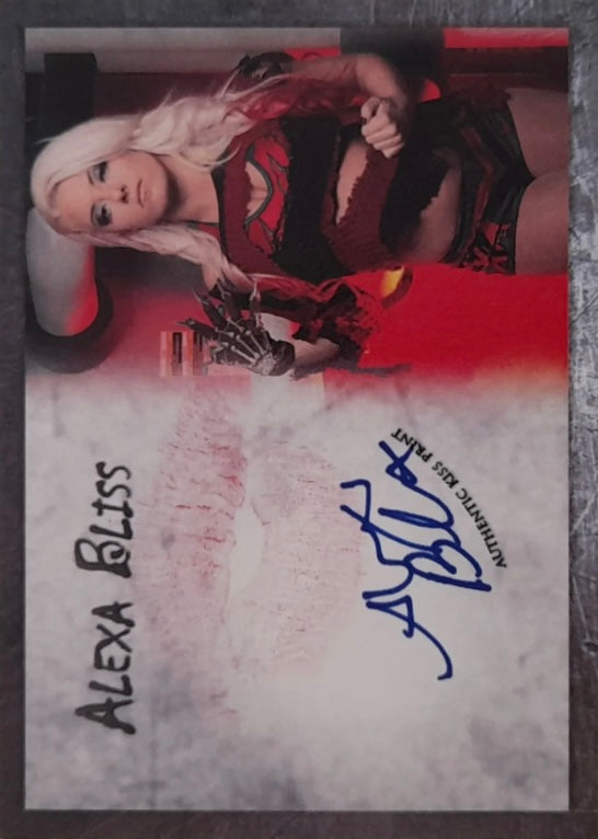 Alexa Bliss trading card PW Catalog
