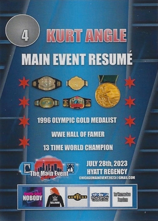 Kurt Angle trading card PW Catalog