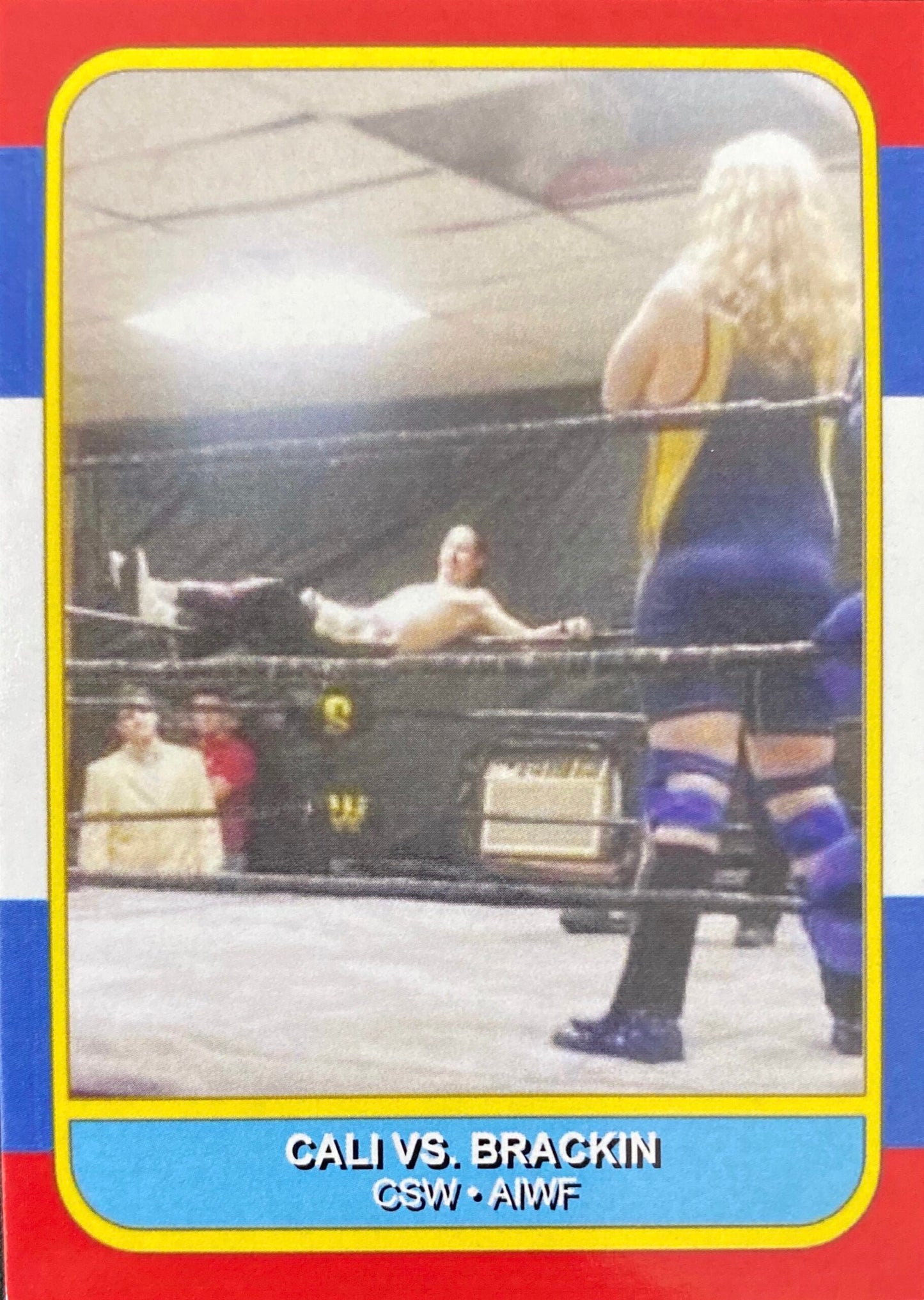 Cali vs. Brackin trading card PW Catalog