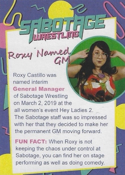Defining Moments – Roxy Castillo Named GM trading card PW Catalog