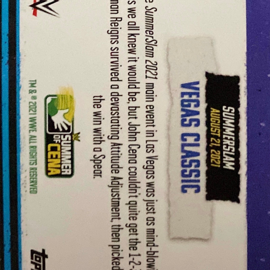 Summerslam – Vegas Classic trading card PW Catalog