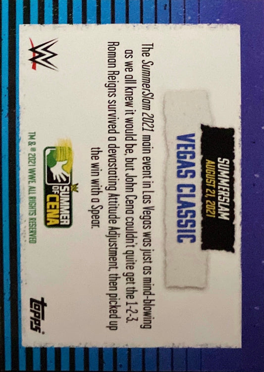 Summerslam – Vegas Classic trading card PW Catalog