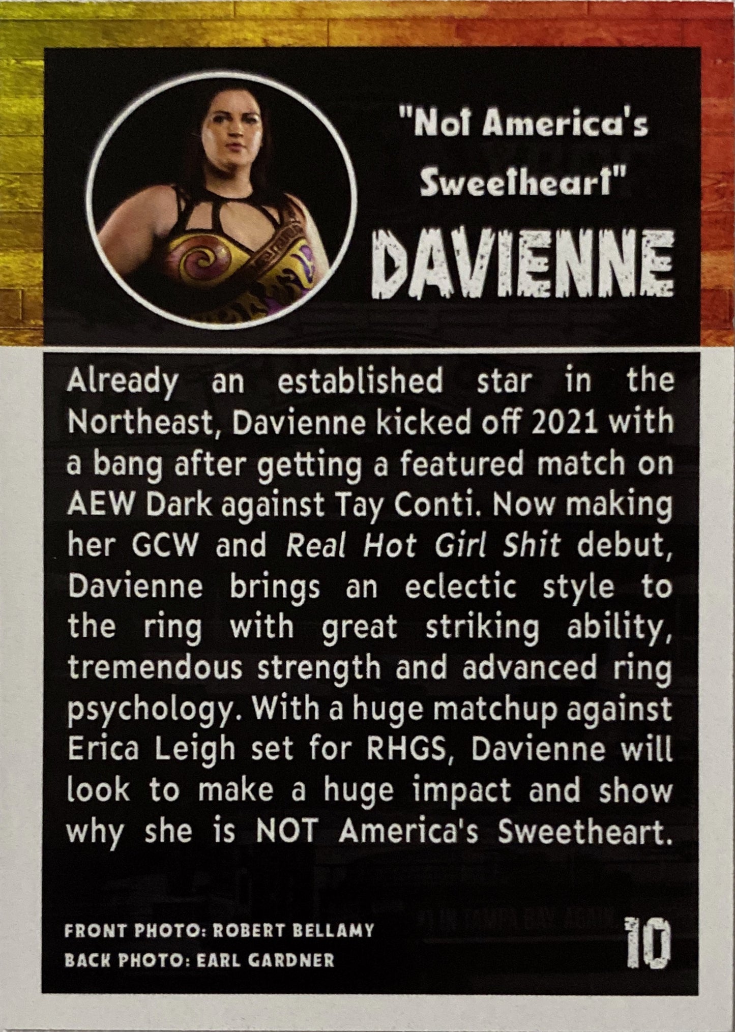 “Not America’s Sweetheart” Davienne