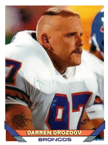 Darren Drozdov – Broncos trading card PW Catalog