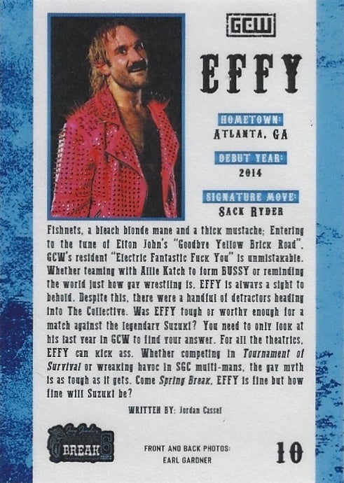 “Effy IS Fine” Effy trading card PW Catalog