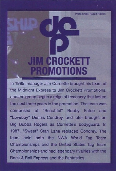 Midnight Express trading card PW Catalog