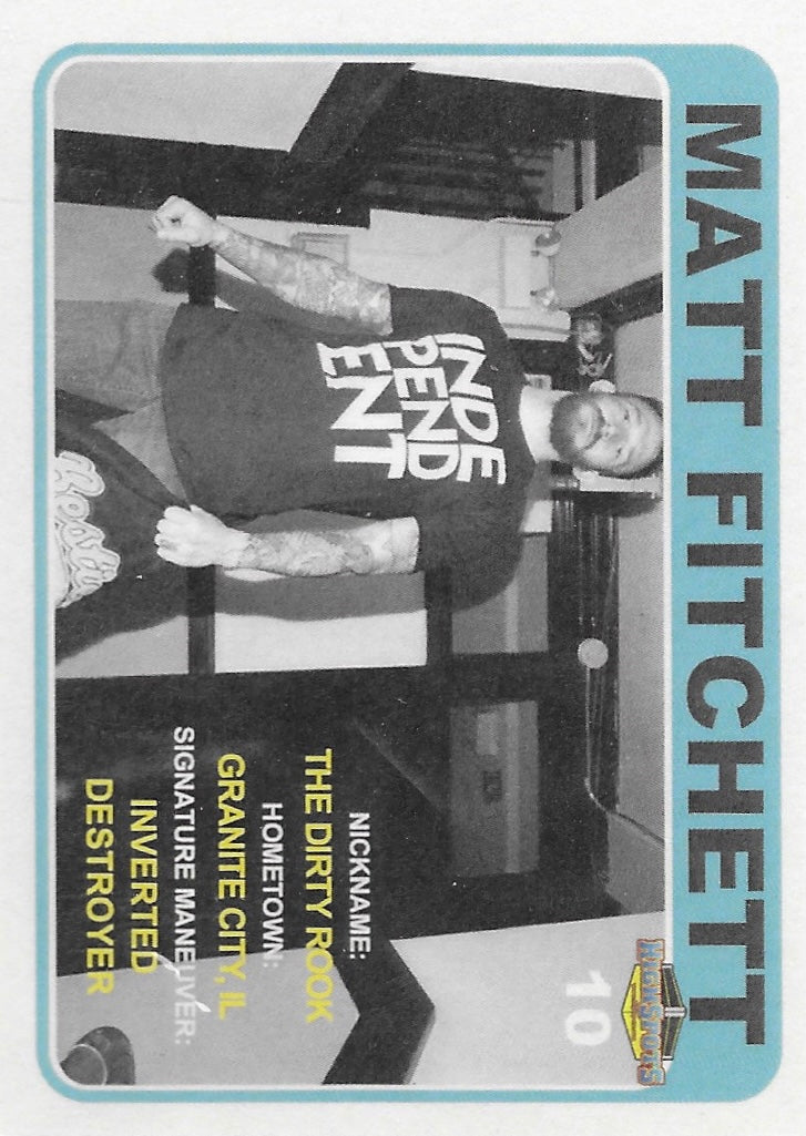 Matt Fitchett trading card PW Catalog