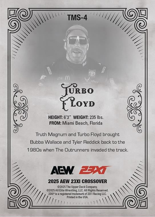 Turbo Floyd trading card PW Catalog