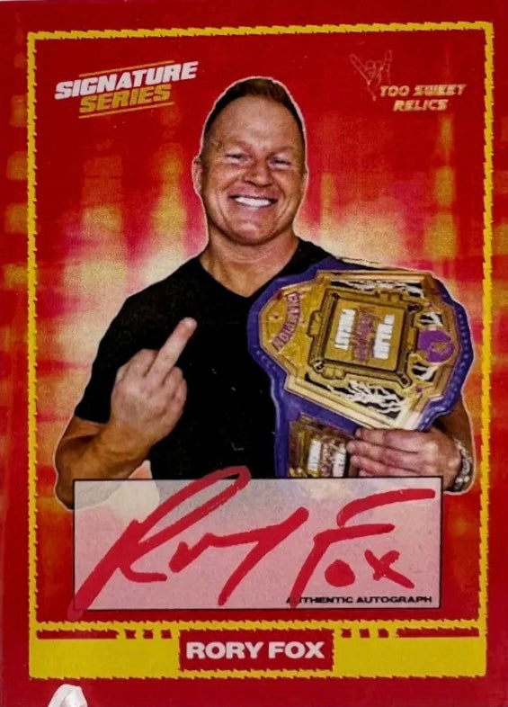 Rory FOX – Signature Series trading card PW Catalog