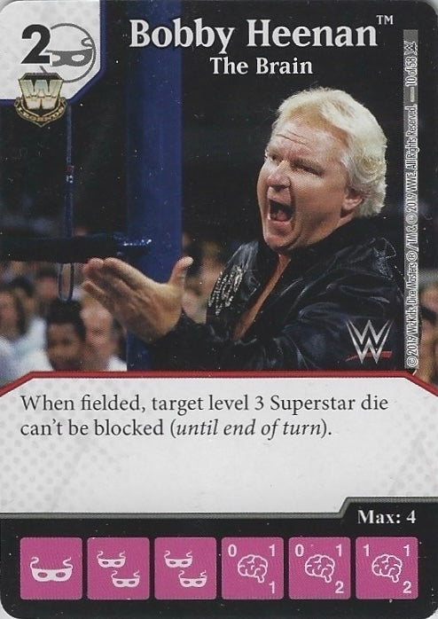 Bobby Heenan – the Brain trading card PW Catalog