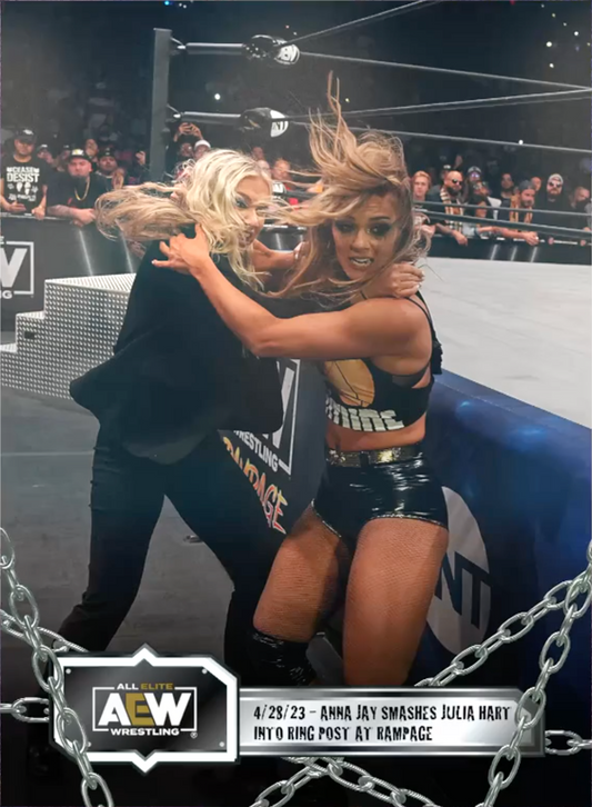 4/28/23 – Anna JAY – Anna JAY Smashes Julia Hart Into Ring Post at Rampage