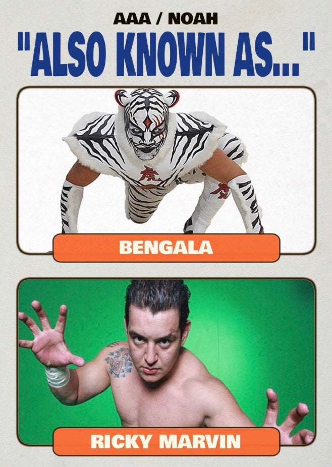 Bengala / Ricky Marvin trading card PW Catalog