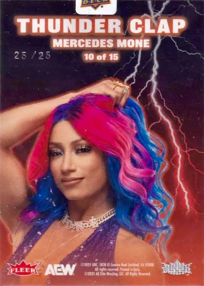 Thunder Clap – Mercedes Mone trading card PW Catalog