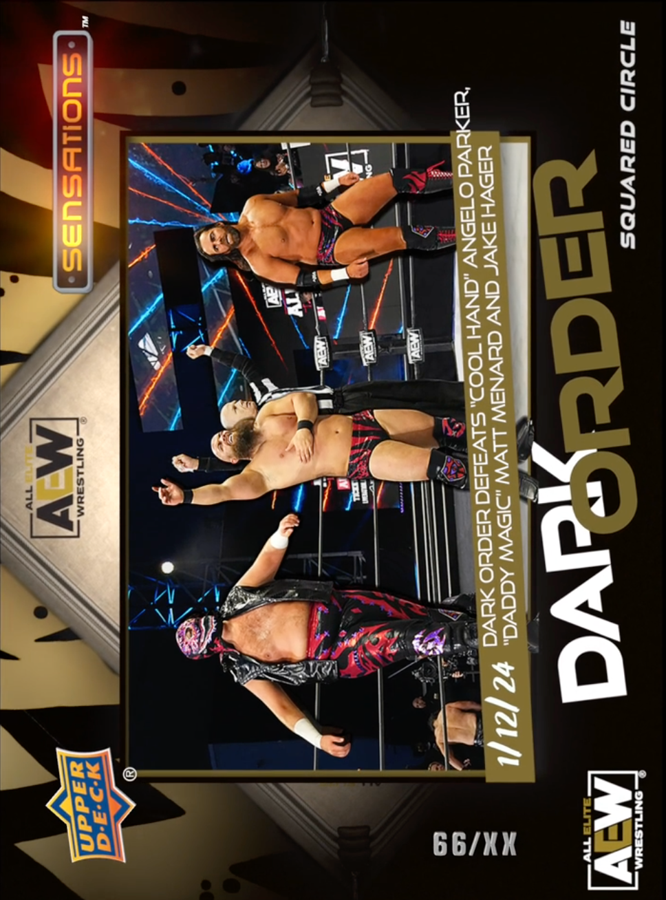1/12/24 – Dark Order – Dark Order Defeats “Cool Hand” Angelo Parker, “Daddy Magic” Matt Menard, and Jake Hager