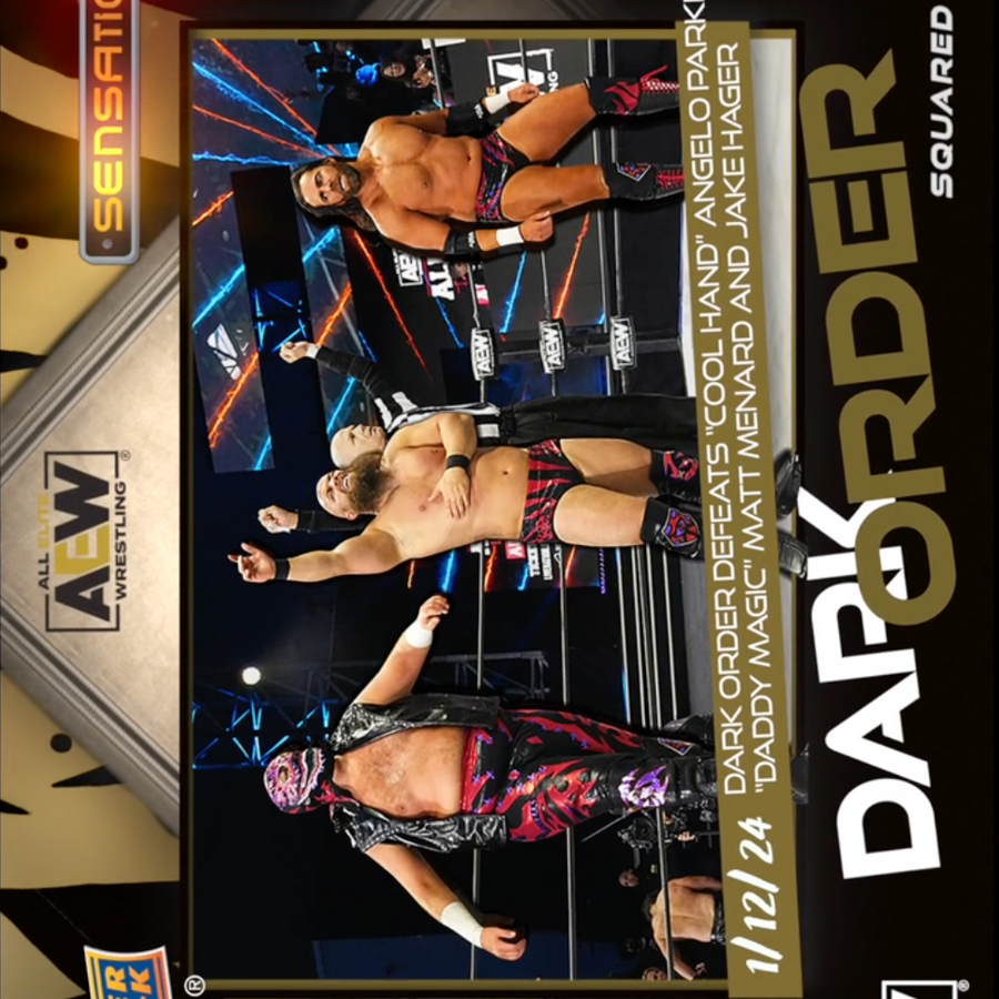 1/12/24 – Dark Order – Dark Order Defeats “Cool Hand” Angelo Parker, “Daddy Magic” Matt Menard, and Jake Hager