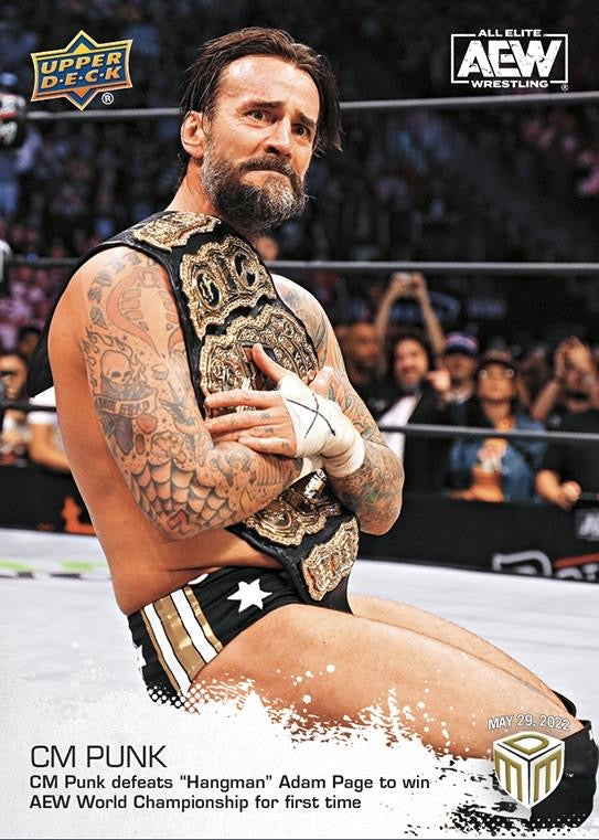 CM Punk – CM Punk Defeats “Hangman” Adam Page to Win the AEW World Championship for First Time
