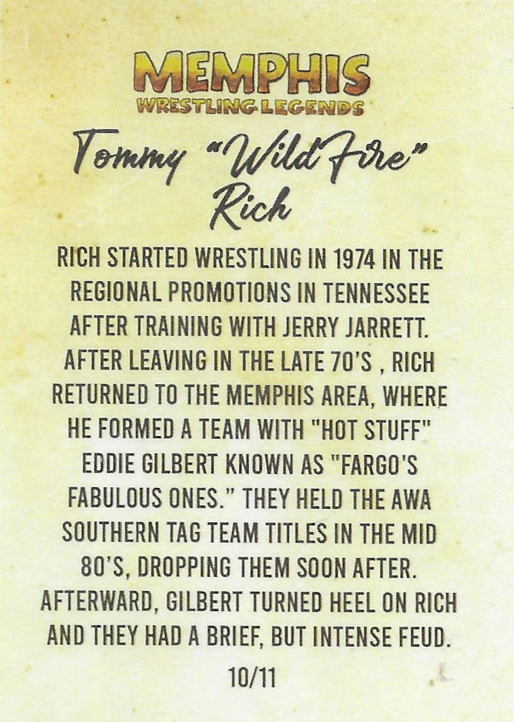 Tommy “Wildfire” Rich