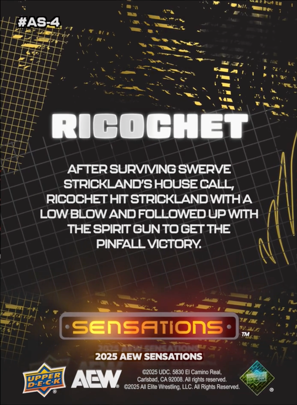 2/5/25 – Ricochet – Ricochet Outlasts Swerve Strickland at Dynamite for a Huge Win