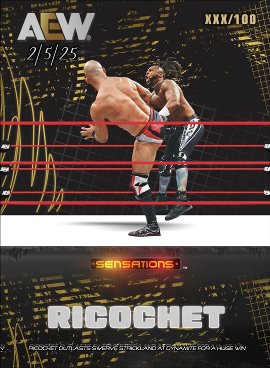 2/5/25 – Ricochet – Ricochet Outlasts Swerve Strickland at Dynamite for a Huge Win