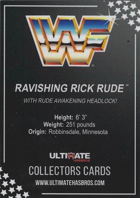 Ravishing Rick Rude trading card PW Catalog