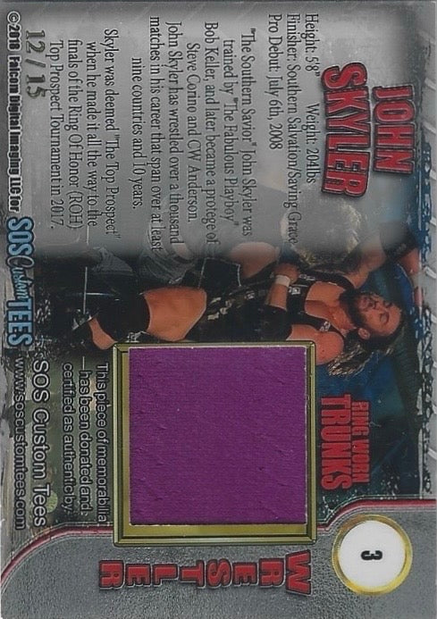 John Skyler trading card PW Catalog