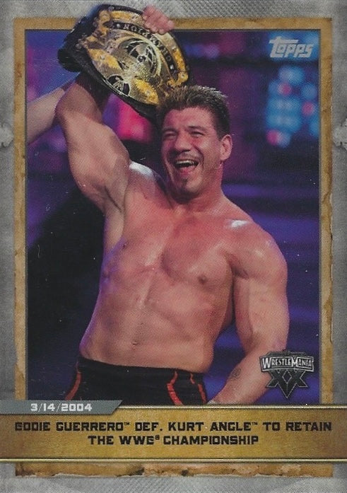 Wrestlemania XX – Eddie Guerrero DEF. Kurt Angle to Retain the WWE Championship