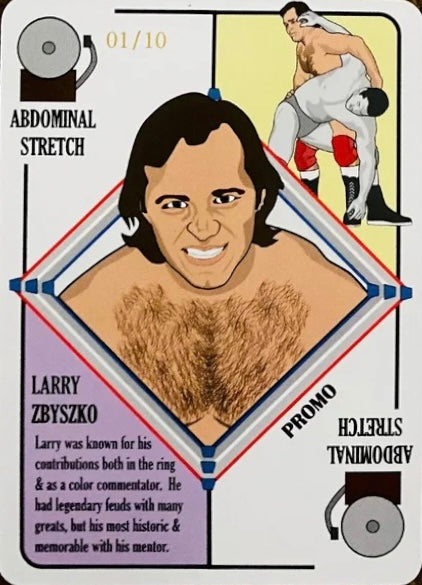 Larry Zbyszko trading card PW Catalog