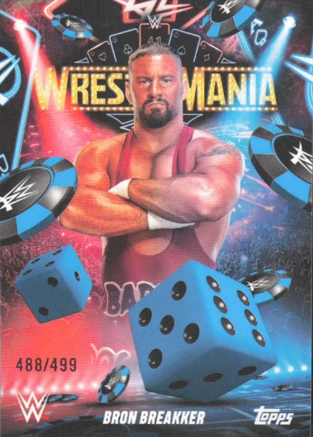 Bron Breakker trading card PW Catalog