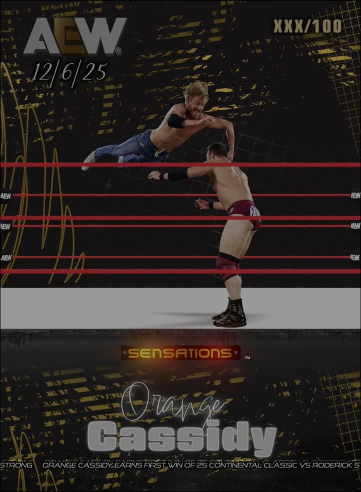 12/6/25 – Orange Cassidy – Orange Cassidy Earns First Win of 2025 Continental Classic Over Roderick Strong