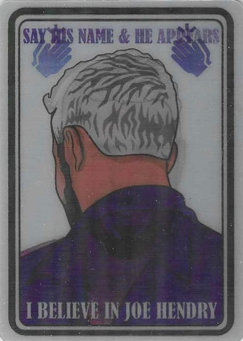 JOE Hendry trading card PW Catalog
