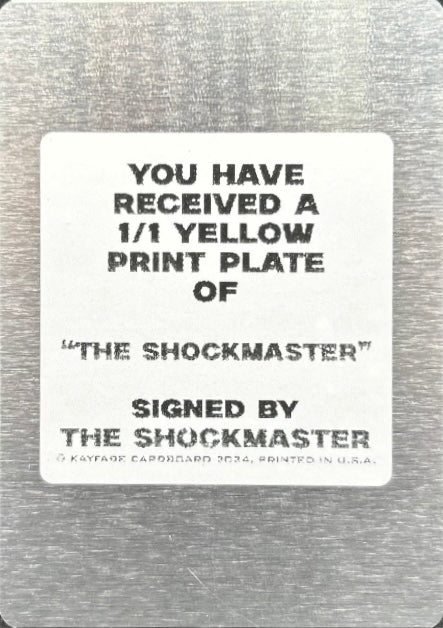 The Shockmaster trading card PW Catalog