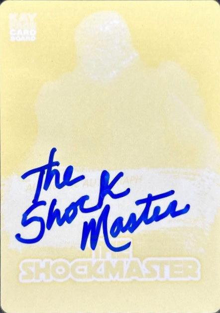 The Shockmaster trading card PW Catalog