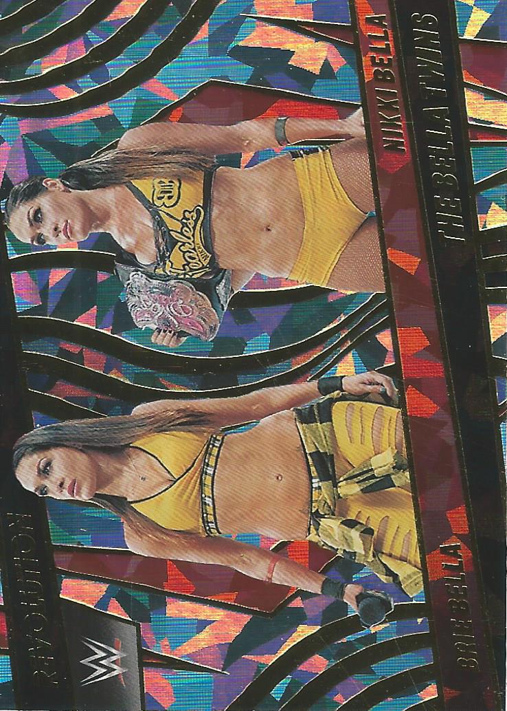 WWE Panini Revolution 2022 Bella Twins FRACTAL #145