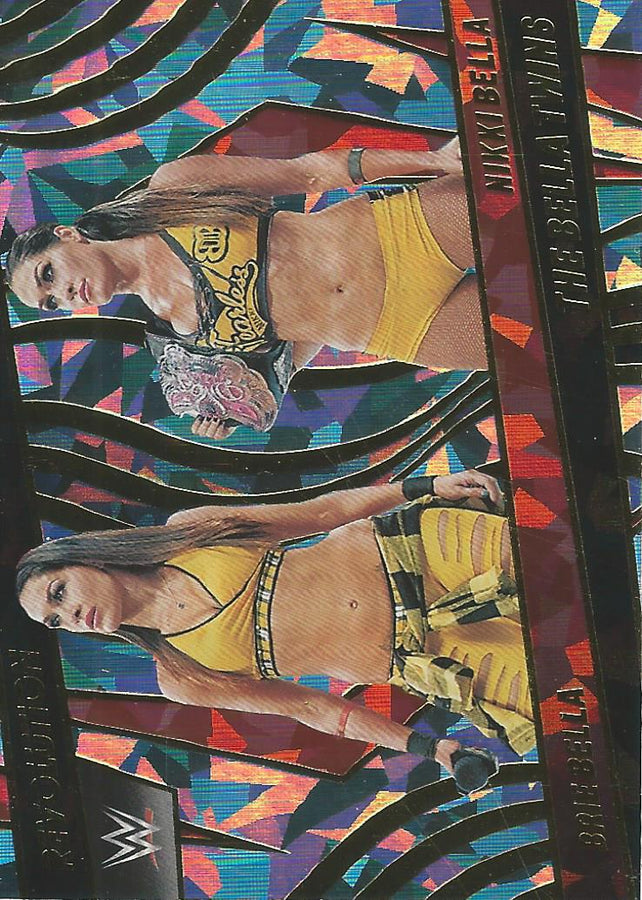 WWE Panini Revolution 2022 Bella Twins FRACTAL #145