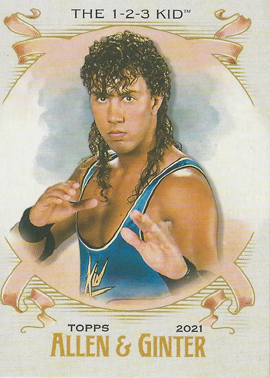 WWE Topps Heritage 2021 The 1-2-3 Kid AG-24 trading card PW Catalog