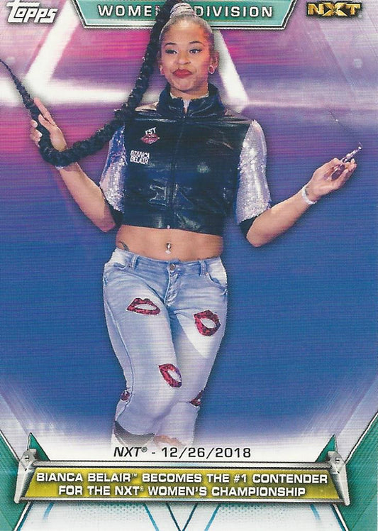 WWE Topps Women Division 2019 Bianca Belair #100