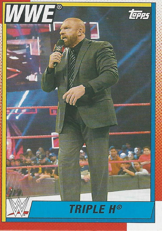WWE Topps Heritage 2021 Triple H #100
