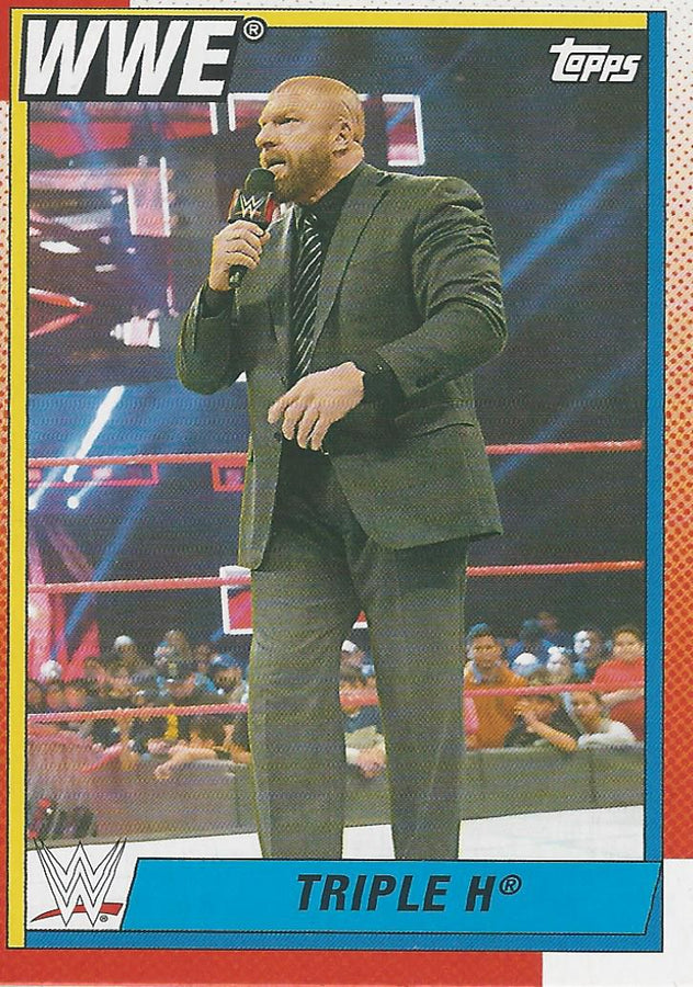 WWE Topps Heritage 2021 Triple H #100