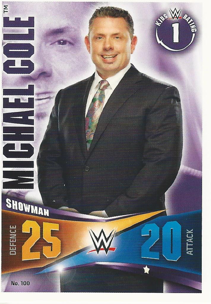 WWE Topps Slam Attax Rivals 2014 Michael Cole #100