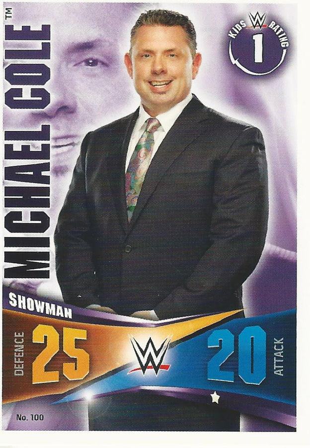 WWE Topps Slam Attax Rivals 2014 Michael Cole #100