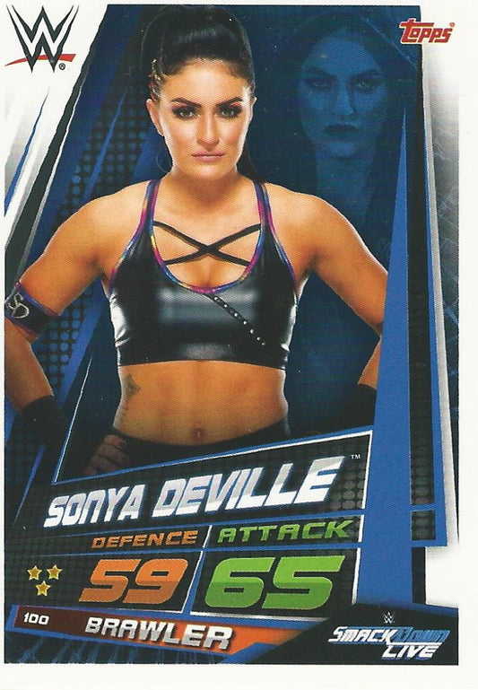 WWE Topps Slam Attax Universe 2019 Sonya Deville #100
